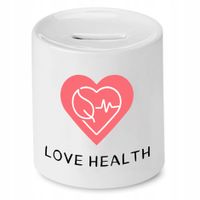 Skarbonka Dla Lekarza Doktora Love Health Prezent Z Nadrukiem Ze Zdjęciem