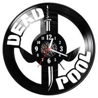 Zegar ścienny z płyty winylowej Deadpool 1422.14