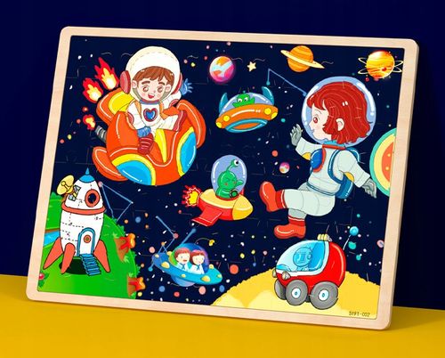 puzzle drewniane kosmos jhtoy-994 na Arena.pl