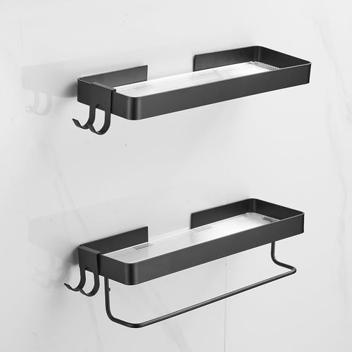 Ścienny Stojak Półka Kuchenna 35cm z Wieszakiem na Ręczniki i Haczykami na Arena.pl