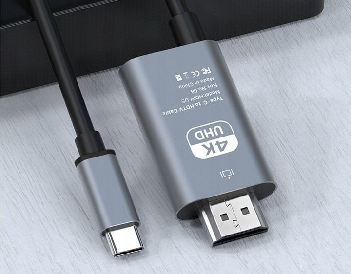 KABEL ADAPTER USB-C 3.1 TYP C DO HDMI 4K MHL 2m zdjęcie 3