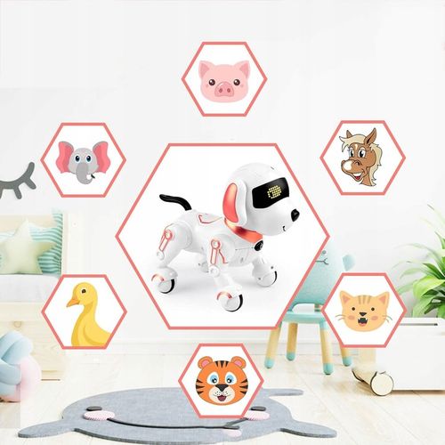 INTERAKTYWNY ZDALNIE STEROWANY EDUKACYJNY ROBO PIES PIESEK TAŃCZY CHODZI na Arena.pl