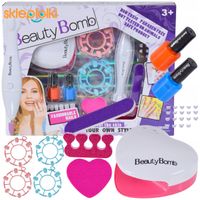 ZESTAW DO STYLIZACJI PAZNOKCI SALON PIĘKNOŚCI DLA DZIECI AKCESORIA