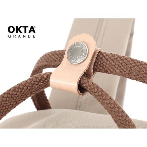 plecak na laptopa a4 do pracy i szkoły jasnoszary - himawari na Arena.pl