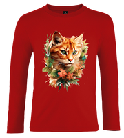 Bluzka tshirt z długim rękawem Kot