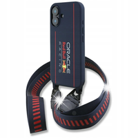 RED BULL RBHMP16S24SISOLRV IPHONE 16 6.1" HARDCASE SILICONE STRAP AND