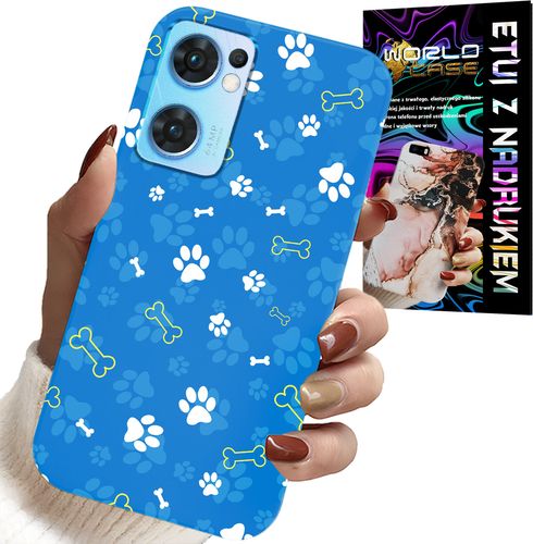ETUI DO OPPO RENO7 5G - ŁAPKI KOŚCI PIES PATROL WZORY DLA DZIECI na Arena.pl