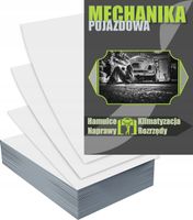 Ulotki A6 100 szt reklamowe firmowe DUŻY WYBÓR MECHANIKA POJAZDOWA