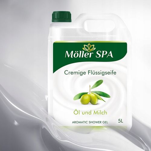 Möller SPA MLEKO I OLIWA ŻEL POD PRYSZNIC SHOWER GEL JAKOŚĆ PREMIUM 5L na Arena.pl