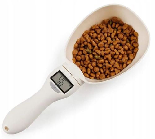 ŁYŻKA Z MIARKĄ WAGĄ łopatka do karmy dla psa kota z wyświetlaczem LCD 800g na Arena.pl