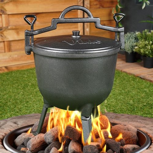 Kociołek Żeliwny Emaliowany Garnek Myśliwski Węgierski Pieczonki Ognisko 10 na Arena.pl