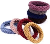 Zestaw gumki frotki mocne do włosów 20 sztuk KR14_Kolorowe