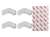 Ochraniacze na narożniki 4szt. płaskie przezroczyste