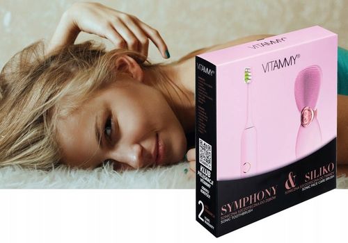 SZCZOTECZKA SONICZNA DO ZĘBÓW VITAMMY SYMPHONY + SZCZOTECZKA DO TWARZY na Arena.pl