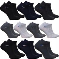 10 par STOPKI MĘSKIE SKARPETKI SPORTOWE BAWEŁNIANE 43/46