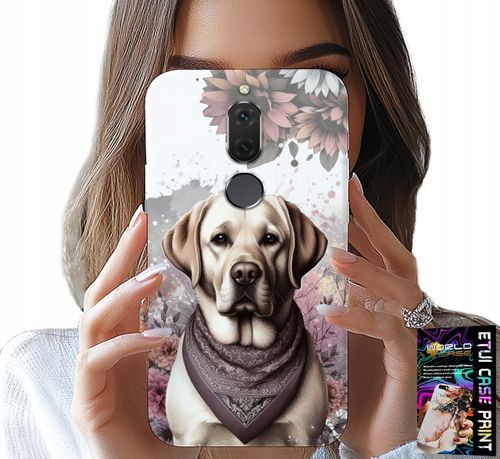 ETUI DO HUAWEI MATE 10 LITE - PIESEK PIESKI HUSKY PSIE WZORY + SZKŁO na Arena.pl