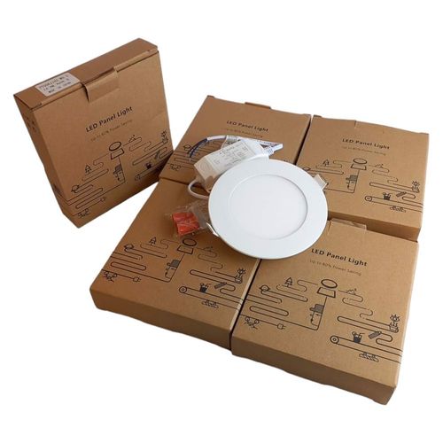 Lampa Sufitowa Led Biała 6 W Zestaw 5 Lamp na Arena.pl