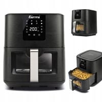 DUŻA FRYTKOWNICA BEZTŁUSZCZOWA AIR FRYER 9L 8 PROGRAMÓW włoska marka GIRMI