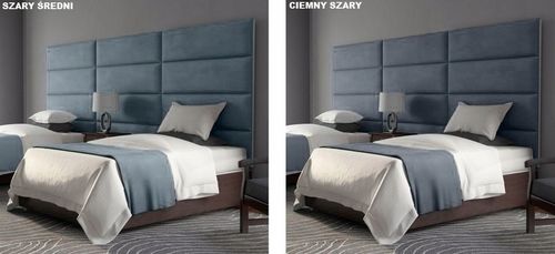 70X30 PANELE ŚCIENNE TAPICEROWANE WEZGŁOWIE WELUROWE 3D KING VELVET na Arena.pl