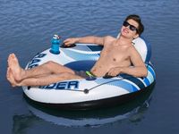 XXL Koło Dmuchane Opona Fotel do Pływania Basenowy Plażowy 135cm