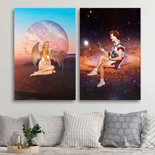 Deco Panel, Kobieta anioł 70x100 na Arena.pl