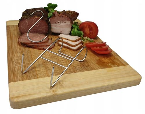 S-417-B Haki wędzarnicze 17cm skręcone do wędzenia wędlin boczku na Arena.pl