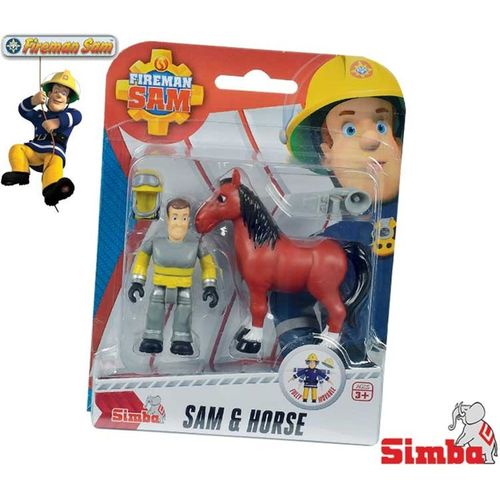 Simba Strażak Sam Figurka Sam i Koń Akcesoria na Arena.pl