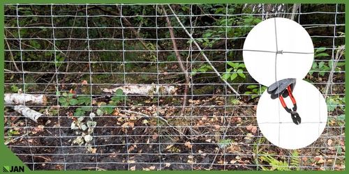 SIATKA LEŚNA 180cm ZAGĘSZCZONA 50m WIRE NET MODEL 180/24/15 L GRATIS GĘSTA na Arena.pl