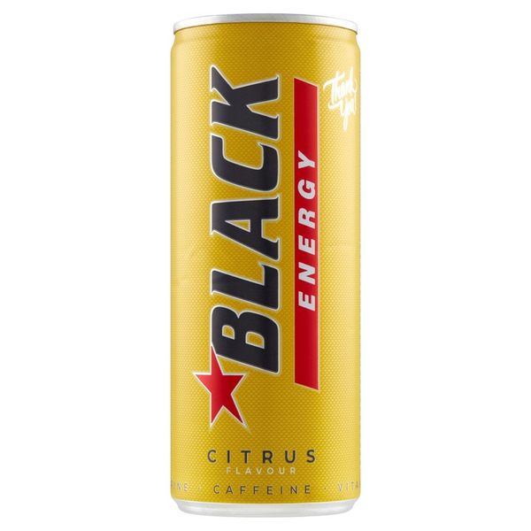 Black Energy drink 24x250ml citrus zdjęcie 3