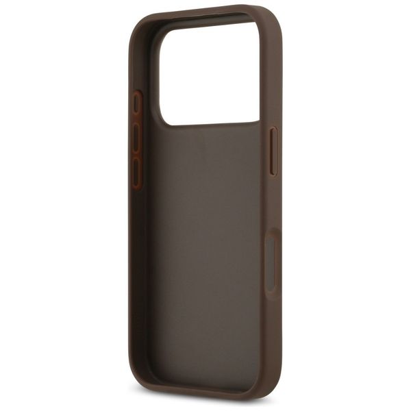 Etui Guess 4G Double Card Triangle do iPhone 17 Pro brązowy zdjęcie 7
