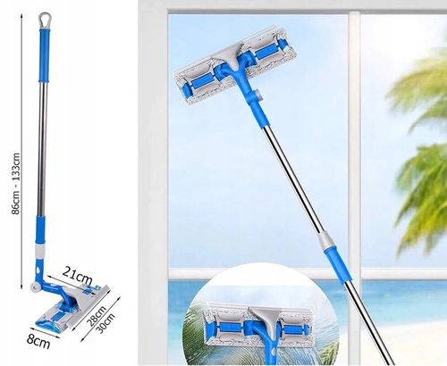 MOP DO OKIEN TELESKOPOWY MYJKA ŚCIĄGACZKA DO MYCIA SZYB LUSTER KABINY na Arena.pl