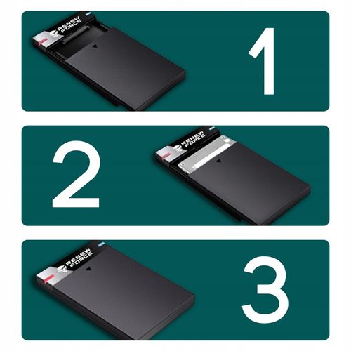 Kieszeń Na Dysk HDD Obudowa Dysku Twardego SATA 2,5'' do 5 Gbps USB 3.2 na Arena.pl