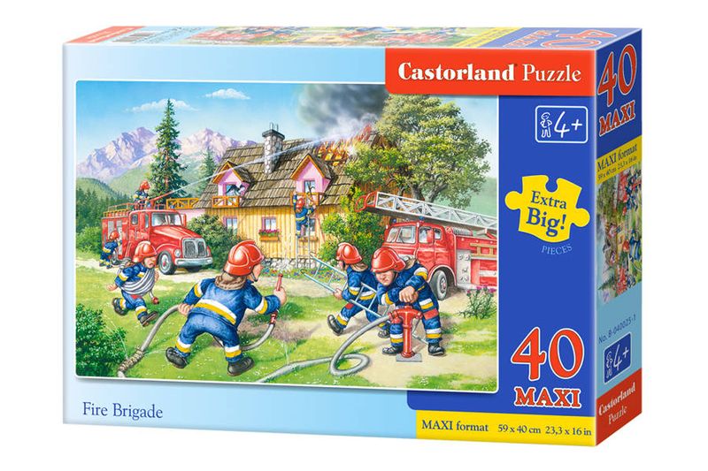 Puzzle 40 el. MAXI Fire Brigade zdjęcie 1