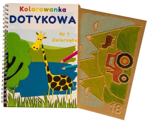 Wypukła kolorowanka dotykowa na Arena.pl