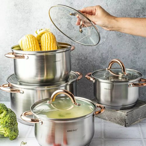 zestaw garnków 8 elementów kinghoff kh-1763 na Arena.pl