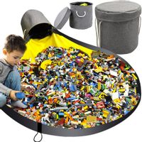 ND12_16155 Kosz na zabawki/ klocki z matą Kruzzel 19556 5900779941328