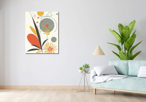 Obraz 70x90cm Geometryczny Ogród na Arena.pl