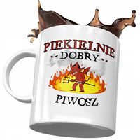 Kubek Dla Piwosza Piekielnie Dobry Piwosz Z Nadrukiem Ze Zdjęciem