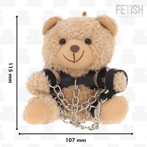 fetish submissive yogi teddy bear - designerski miś z kolekcji z zawieszką na Arena.pl