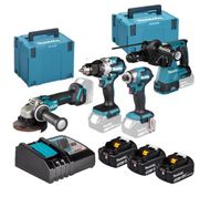 zestaw combo 18v lxt dga504+ddf489+dtd173 3*5.0ah - m dlx4196jx1