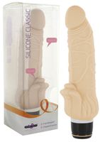 Wibrator Silikonowy Ze Stymulatorem Łechtaczki Silicone Classic