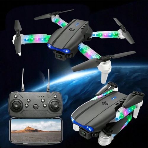 INTELLIGENT ZESTAW DRON Z 2 KAMERĄ WIFI LED JEDEN PRZYCISK STARTU/LĄDOWANIA na Arena.pl