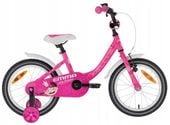 Rower dziecięcy kółka boczne KELLYS EMMA PINK 16''
