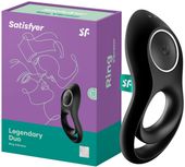 Pierścień erekcyjny z wibracjami stymulujący SATISFYER Legendary Duo