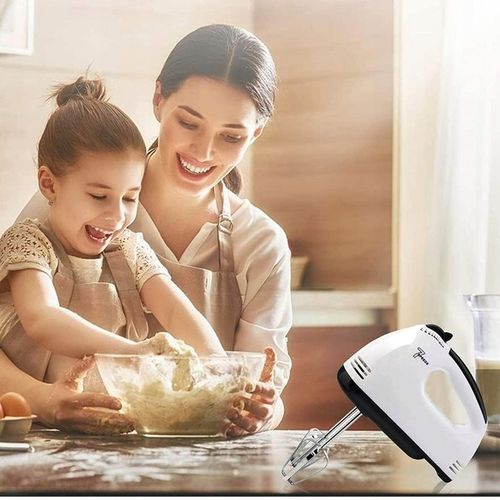 Mikser Ręczny Elektryczny Do Ciast Kremu 7 Biegowy Trzepaczka Robot na Arena.pl