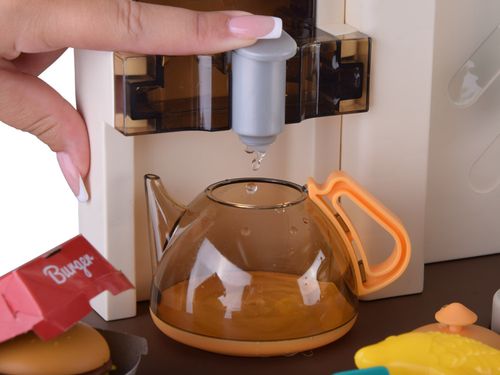 ZABAWKOWA INTERAKTYWNA BRĄZOWA KUCHNIA  AKCESORIA na Arena.pl