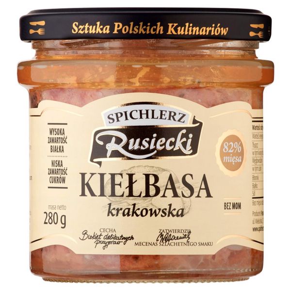 Spichlerz Rusiecki Kiełbasa krakowska 280 g zdjęcie 1