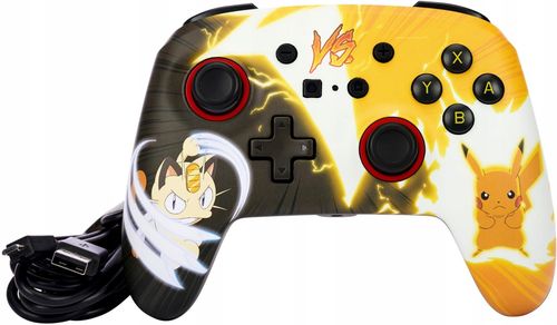 Gamepad Kontroler do Nintendo Switch PowerA Enhanced Pikachu vs Meowth na Arena.pl