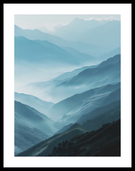 Plakat 30x40cm Między Chmurami zdjęcie 3