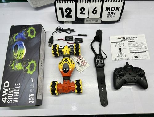 RC SAMOCHÓD KASKADERSKI ZE STEROWANIEM RĘCZNYM 2,4 GHZ OBRÓT O 360° + 2 AKU na Arena.pl